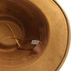 
XINBUCKS Western Cowboy Hat Minority Top Hat Casual Jazz Hat Outdoor Travel Stage Props Felt Hat Brown Suitable 55-58cm