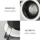 OPPLE LED spotlights, living room, bedroom, aisle, embedded ceiling lights, corridor ceiling lights, office commercial deep tube anti-glare lights, Bingyu 9W-Black-24, beam angle 4000K