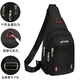 Neue Brusttasche Herrenbeutel One-Shoulder Crossbody Tasche Casual Crossbody Bag Oxford Stoff Brust Cross Bag Trendy Herrenbag 9905 kleines Brett Schwarz
