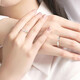Farcoko Mobius couple PT950 platinum ring adjustable proposal ring high-end Chinese Valentine's Day gift platinum ring