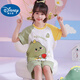 
Disney baby new girls pajamas summer short-sleeved cartoon thin children girl boy cute home suit medium big children YR-short round-6630 color-inserted dormitory 170 10 yards recommended height 105-115CM