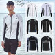 Zhizhou diving suit men's top sun protection quick-drying dry snorkeling suit surfing suit long-sleeved warm swimsuit jellyfish suit swimming 2301 white single top L