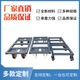 Jiang Zhiai steel pipe paint craft wheeled flatbed turtle truck pull truck mobile base mobile pallet cargo truck frame size 60 100 with 4-inch medium rubber feet