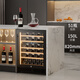VINGARDE wine cabinet constant temperature wine cabinet embedded seamless hidden installation household constant temperature moisturizing wine tea refrigerator compressor refrigeration air-cooled frost-free YC-150SZFF embedded red wine cabinet dual temperature 51 bottles 150L