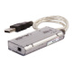 力特usb2.0分线器4口高速扩展器多口hub集线器带电源ZK033A ZE695[无电源] 0.5m