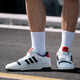 阿迪达斯 （adidas）男鞋 2025夏季新款 HOOPS 3.0 滑板运动鞋 低帮板鞋 休闲鞋 KK1283/BREAK START 40.5