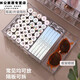 Li yali Desktop Sonnenbrille Storage Box Fliesen Partition Leichter staubdichtes Stapel Kosmetischer Rot-Speicher Rack 2 Pack Vier Netzschubladen Brille Box