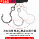 手提秤电子秤便携式大款手柄带卷尺家用高精度手称弹簧秤鱼称 黑色  大手柄 带1.5米卷      0