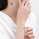 Zokai yellow 18K gold bracelet, bamboo bracelet, romantic and versatile, birthday gift for girlfriend Z01409