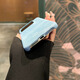 Chaolian sky blue denim pattern suitable for Xiaomi 15/ultra mobile phone case Xiaomi 17 Promax anti-fingerprint new 13 matte red rice K80 anti-fall half bag k70 light luxury women's model deep blue denim pattern half bag - non-stick fingerprint Xiaomi 15