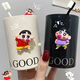Vinoya Cute Crayon Xiaoxin Gao Washing Couple Mouthwash Cup High-value Home Student Dormitory Tooth Cylinder Brushing Cup Balloon Spongebob + Balloon Patrick Star 2-pack Sensitive Mouthwash Cup Thickened Single Cup