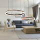 Leshi (NVC) Leshi Beleuchtung Kronleuchter Einfacher moderne und modische Wohnzimmer Esszimmer Studium Schlafzimmer Licht Luxus Yaqi JZQX12155 Decke Kleine Runde 35W-40*13 cm 7020749