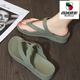 
Western Camel (VANCAMEL) summer flip flops for women's slippers non-slip casual sandals personalized trendy foot clip outdoor beach thick sole 3883-A black 36 suitable for size 35 feet