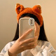 Pei Nanwei fox ears plush headband for women in the amusement park, cute cartoon headband for autumn and winter face wash hairpins, 1 Firefox headband