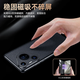 Jece [SF Air Freight | Flip magnétique] Convient pour Huawei Pura70pro Mobile Phone Case Lens Full-in Leather Protective Protective Bust Windows Smart Windows Business Men and Women [Elegant Black] Cow-Hide Smart Windows Huawei Pura70pro / Pro +
