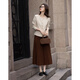 DME Jelly-like Q-Elastic 2025 Spring Simple Air Layer Air Rafable Elastic Affarne Longte à manches longues Crime