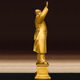 Chairman Mao Bronze Statue Full Body Half Body Brass Mao Zedong Waving Back Hand Sculpture Living Room Office Study Car Ornament Waving Chairman Mao Height About 28cm