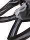 Männer transparent Tanga Ice Seide Mesh einteilige luftheizende Hüfthüschel-Unterwäsche Feste Farbe Slim Sexy Double Tanga Black M.