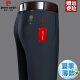 Pier Cardin 2025 pantalones delgados de primavera y verano de la primavera y verano de mediana edad pantalones casuales elásticos no-hierro pantalones rectos ropa de verano 686a negro 32