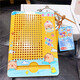 Ignb Kapibala Magnetic Steel Ball Drawing Board Toys's Children's Magnetic Maze Leads et Focus Training Nivel Training Ball [Blue Jade Dog] Magnétique de peinture Board Maze