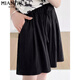 Cotton Summer Ice Seide Yamamoto-Shorts für Frauen 2025 Neue kleine hohe Taille dünne losen Sport 5-Crop-Hosen 1486 hellpurpur [hohe Qualität 14,5] L 110-120jin [Jin entspricht 0,5 kg]