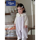 Disney (Disney) Baby Spring and Autumn Baby Girl Outfit Little Princess Autumn Pure Cotton Thin Overalls Set Baby Fashionable Outing Clothes Purple (Bottoming Shirt + Overalls) 80 cm 7-11 months
