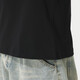 Adidas short-sleeved T-shirt men's 2025 summer new sportswear knitted breathable cotton comfortable round neck half-sleeved top JJ1421 black cotton S