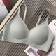 浪莎（LangSha）百搭无痕内衣女小胸聚拢上托收副乳无钢圈侧收美背文胸罩防下垂 紫色单件 M (70C/75ABC)