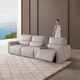 
Lezhibao LAZBOY leather sofa living room cream style simple leather size apartment electric function white dimming time 671 Earl dark brown - 3.04m - large - 3 people + several sets
