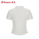薰风（KUMPOO）羽毛球服女款透气速干运动短袖比赛训练服T恤K241W-1096 白色 M