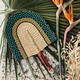 BEYZKRoomology imported from Africa Ghana hand-woven straw woven fan ins color decorative fan BGF-12352