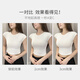 雅鹿平胸专用细肩带粉底液内衣女2025新款美背无痕小胸显大聚拢文胸 肤色 1cm微厚（自然圆润） M 32/70