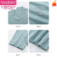 Modal 2025 new pajamas for women in summer thin pure cotton short-sleeved cropped pants home clothes for women in summer can wear out suits 9893# M [Suggested 80-100Jin [Jin equals 0.5 kg]]