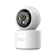 Visidakon Battery Monitoring Home Gimbal 360-Grad Panoramabläufe-Kamera-Plug-in-Monitor ohne Stanze drahtloser WiFi HD Mobiltelefon Ein-Klick-Remote-Sprachgimbal Innenpflege