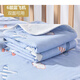 
Acacia Tong baby urine separator waterproof and washable cotton gauze large baby double-sided breathable and leak-proof sheets Blue pattern random 6-layer double-sided available 100x140cm
