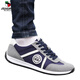Western Camel (Vancamel) Herrenschuhe für den Frühling 2025 Neu atmungsaktives und geruchsloser Leinwand Casual Stoff Schuhe Ultra-leichte weiche Sohle Forrest Gump Sportboard Schuhe Trendy Schuhe AW9906 Blau Stoffstil 38 Größe ist klein, eine Größe größer größer