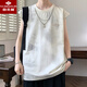 
Yu Zhaolin American sleeveless T-shirt in summer new fashion brand loose vest teenager casual gradient printed vest T 10512-9227 green XL about 100-120Jin [Jin equals 0.5 kg] can be worn