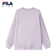 FILA【抗菌功能】斐乐儿童童装2025年冬季新款男女童小童加绒卫衣 樱花浅粉-PK 150