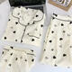 Yalu pijama de tres piezas para mujeres en pantalones cortos de manga corta de verano pantalones de dibujos animados lindos set de dos piezas de algodón de algodón de algodón de algodón de nube 9918# nube de algodón m