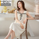 Modal women's pajamas for women in summer 2025 new style pure cotton sleeveless princess style thin suspender home clothing soft powder Y653 [95 cotton/breastless pad] M [90-110Jin[Jin equals 0.5 kg]]