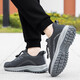 
Summer shoes for men and women casual walking shoes comfortable mesh middle-aged and elderly parents shoes anti-slip soft sole sports shoes C3899 dark gray 41
