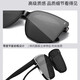 Gafas de sol para mujeres Protección de la marea de verano contra ultravioleta High-Ded 2025 Nuevas gafas de sol de conducción de hombres Ojos de protección solar GM mismo estilo Marco negro Gris negro + tela de espejo + caja de almacenamiento
