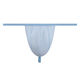 Thin strap men's thong low waist seamless breathable fitness running knitted underwear sexy t-pants for men light blue XL