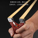 Flat leather slingshot large chicken adult professional high-precision high-pressure fast pressure recurve slingshot rubber band elastic industry military fan supplies large chicken 3 hundred mud 2 skins + bullseye ring