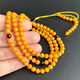 Yuzhi A variety of options to choose from, collection of natural beeswax bracelets, chicken fat yellow 108 Buddhist beads, amber bracelet with certificate, 1 item, 1 shot, bead diameter 5.2mm, 9.91g G187