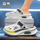 Senma hole shoes men wear thick sole dual-purpose sports sandals for men in summer 2025 new non-slip beach sandals [Ultravel version] Gray blue 42 [42-43 same size]