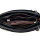 Jingshi Frauenbag 2025 Neue Frauen Umhängetasche High-End Small Square Bag mittleren Alters vielseitiger Crossbody-Tasche weiches Lederschwarz