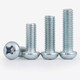 Zhehongdi 4.8 Galvanizado Tornillo redondo Reduck Tornillo extendido Tornillo de disco Carbon Acero azul Bolt de zinc GB818-85 M3*12200