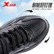 XTEP (XTEP) casual shoes for men's new dad shoes soft sole non-slip wear-resistant sports shoes trendy men's shoes versatile running shoes heightened black-Xiongau 41