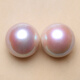 
Pangdonglai quality pearl nude beads Edison round beads paired with Tianli white fresh water highlight white transparent powder customized B bright yellow BEK1049 14-15mm